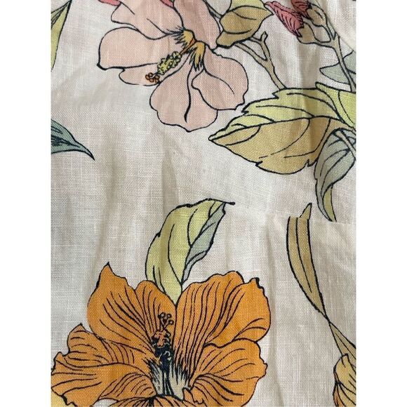 Tommy Bahama women’s 3/4 sleeve linen blouse button up soft colors - Picture 8 of 8